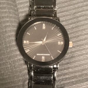 Vintage “Genuine Diamond” Quartz wristwatch.